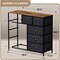 Sorbus Dresser with 9 Drawers - Furniture Storage Chest Tower Unit for Bedroom, Closet, etc - Steel Frame, Wood Top, Fabric Bins